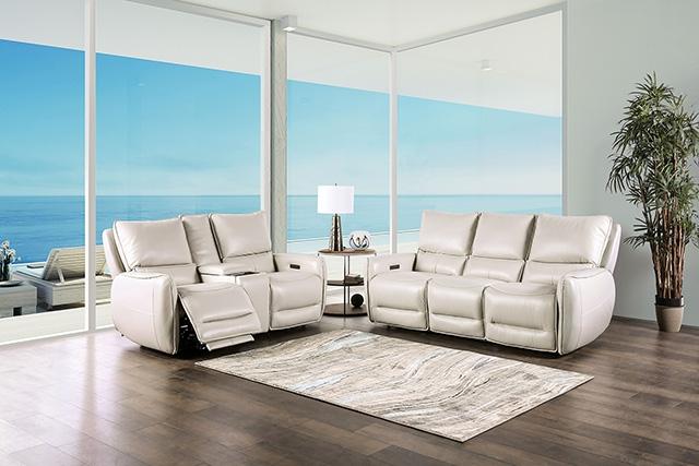 PHINEAS Power Recliner, Beige - Rebatta Home Store