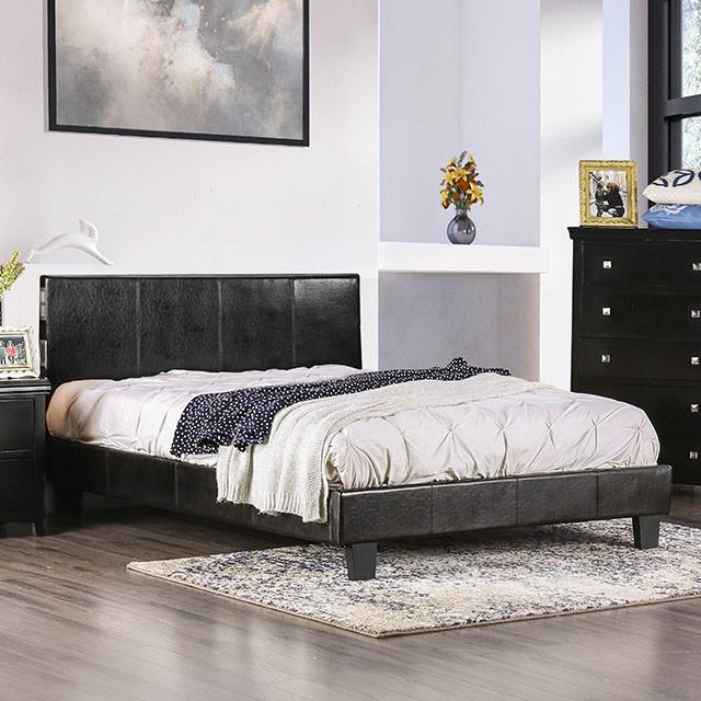 Evans E.King & Cal.King Bed Espressso, White, & Camel - Rebatta Home Store