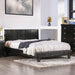 Evans E.King & Cal.King Bed Espressso, White, & Camel - Rebatta Home Store