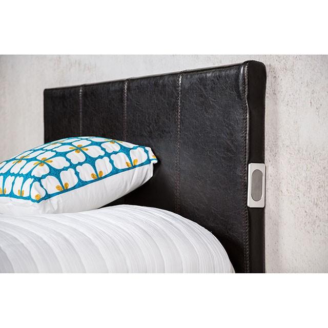 Evans Bed Espresso & Pink - Rebatta Home Store