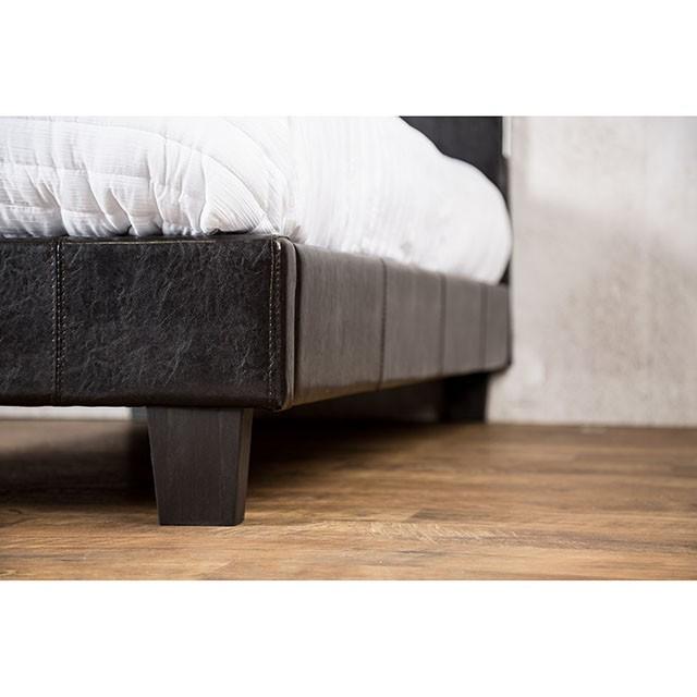 Evans Bed Espresso & Pink - Rebatta Home Store