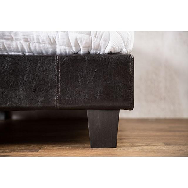 Evans E.King & Cal.King Bed Espressso, White, & Camel - Rebatta Home Store