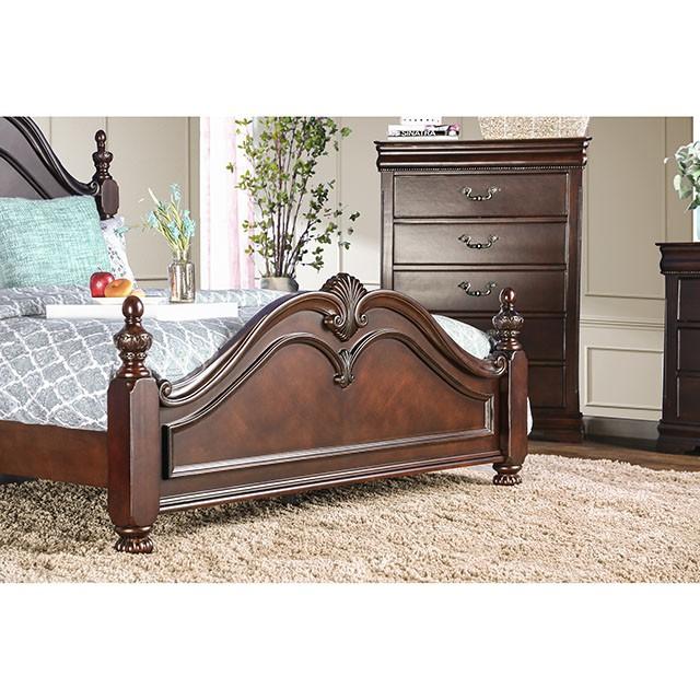 Mandura Cherry Queen Bed - Rebatta Home Store
