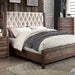 Hutchinson Rustic Natural Tone/Beige Cal.King Bed - Rebatta Home Store