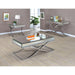 SUNDANCE Chrome End Table, Chrome - Rebatta Home Store