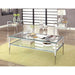 TANIKA Chrome End Table, Chrome - Rebatta Home Store