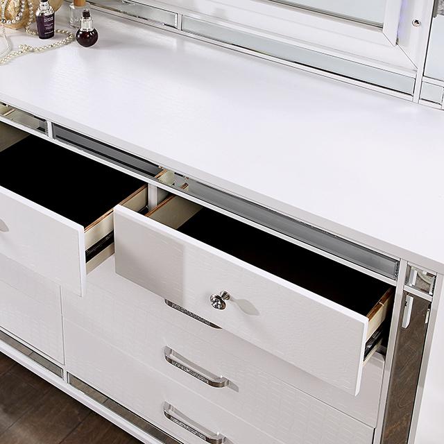 BRACHIUM Dresser, White - Rebatta Home Store