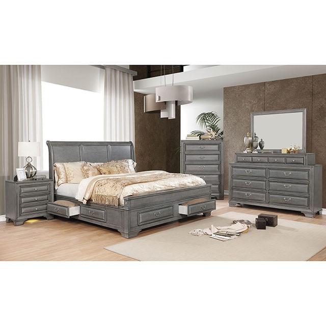 Brandt Gray Chest - Rebatta Home Store