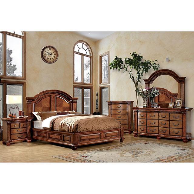 Bellagrand Antique Tobacco Oak Chest - Rebatta Home Store