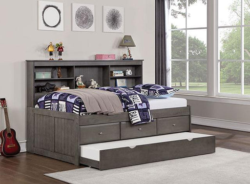 TIBALT Twin DayBed w/ Trundle, Dark Gray - Rebatta Home Store