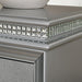 MADDIE Night Stand, Silver - Rebatta Home Store