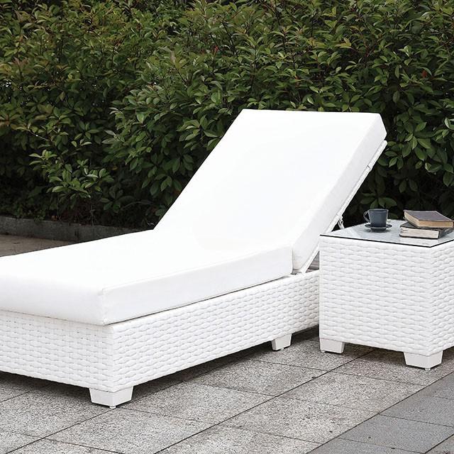 Somani Adjustable Chaise + End Table - Rebatta Home Store