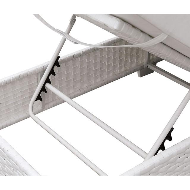 Somani Adjustable Chaise + End Table - Rebatta Home Store