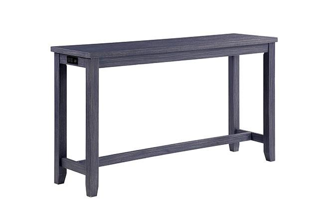 CAERLEON 4 Pc. Counter Ht. Table Set, Blue - Rebatta Home Store