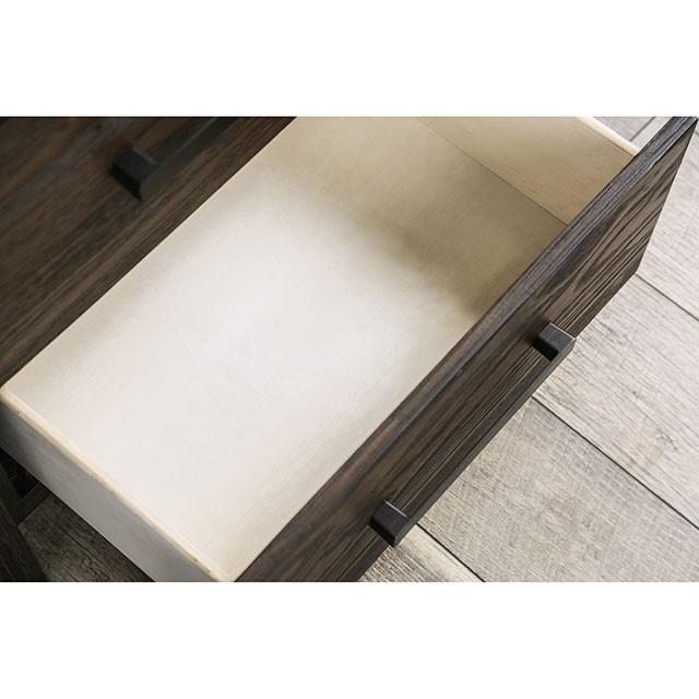 Rexburg Wire-Brushed Rustic Brown 8-Drawer Dresser Mirror - Rebatta Home Store