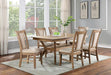 UPMINSTER Side Chair (2/CTN), Natural Tone/Beige - Rebatta Home Store