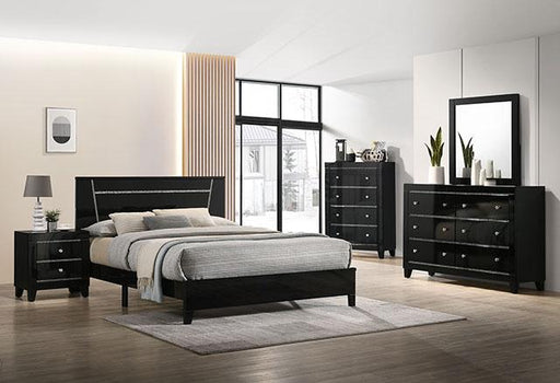 MAGDEBURG Cal.King Bed, Black & White - Rebatta Home Store
