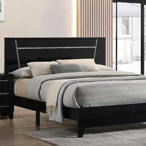 MAGDEBURG Cal.King Bed, Black & White - Rebatta Home Store