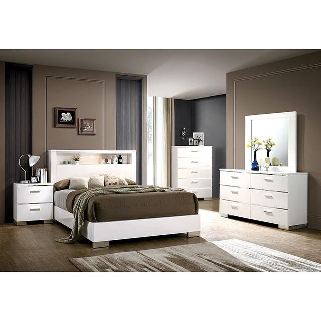 Malte White Dresser - Rebatta Home Store