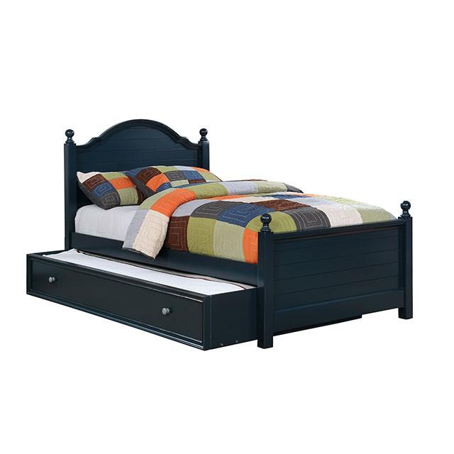 Diane Bed Blue & Gray