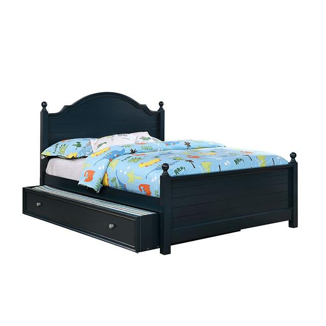 Diane Bed Blue & Gray