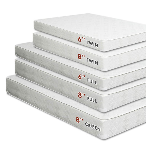 Daisy White 6" Bunkie Board Combo Mattress - Twin XL - Rebatta Home Store