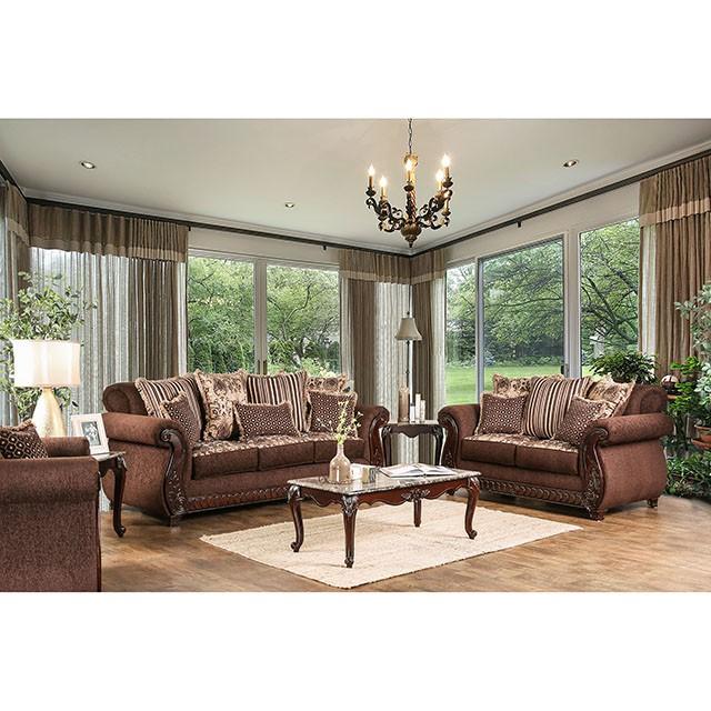 TABITHA Brown Chair, Brown - Rebatta Home Store