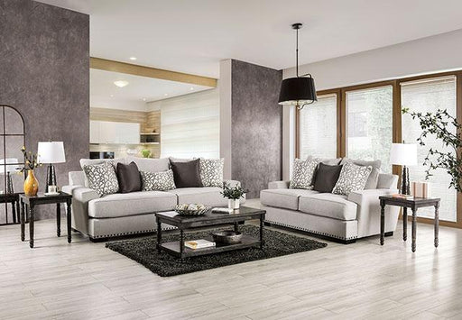PICOTEE Sofa, Light Gray/Black - Rebatta Home Store