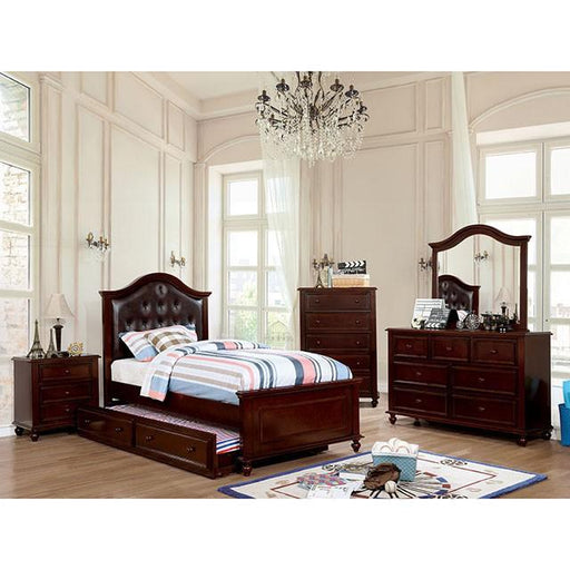 OLIVIA Night Stand, Dark Walnut - Rebatta Home Store