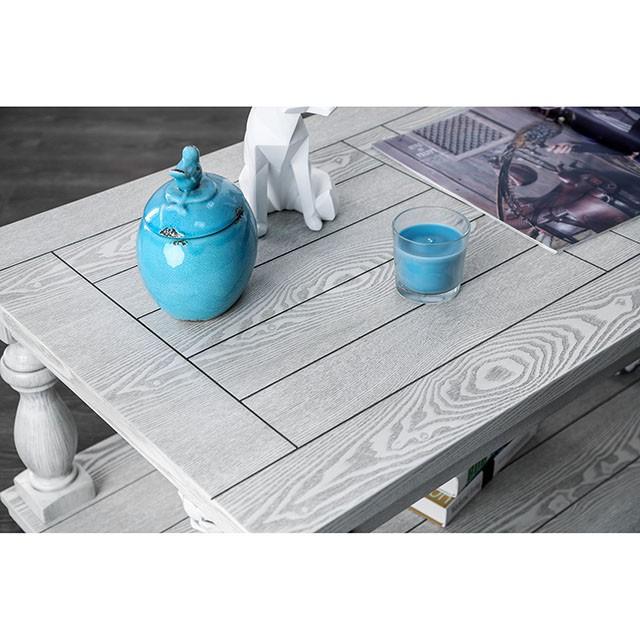 Arlington Antique White Sofa Table - Rebatta Home Store