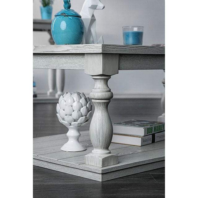 Arlington Antique White Sofa Table - Rebatta Home Store