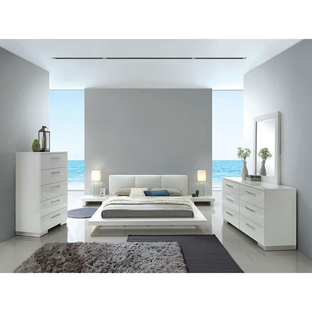 Christie Glossy White Dresser - Rebatta Home Store