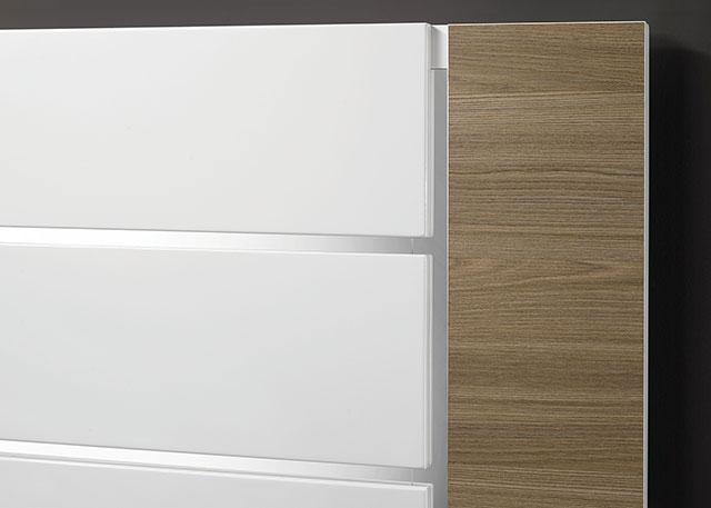ERLANGEN Cal.King & E.King Bed, White/Natural - Rebatta Home Store