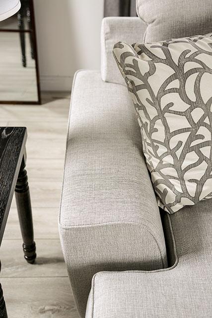 PICOTEE Sofa, Light Gray/Black - Rebatta Home Store