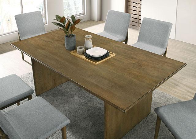 ST GALLEN Dining Table, Natural Tone/Light Gray