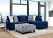 WALDPORT Swivel Chair, Navy - Rebatta Home Store