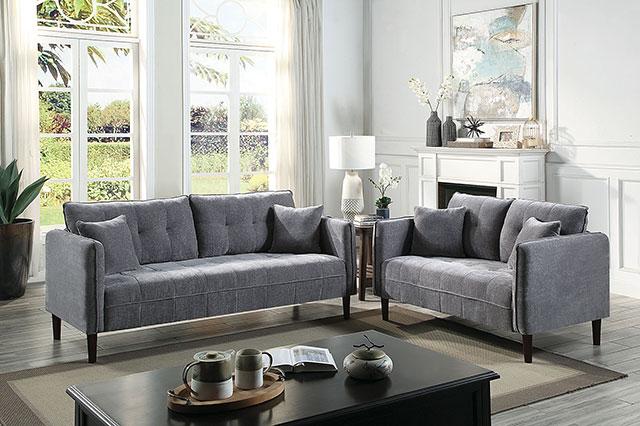 LYNDA Chair, Dark Gray - Rebatta Home Store