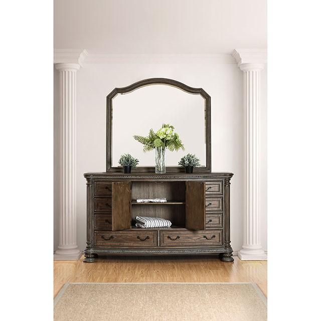 Persephone Rustic Natural Tone Mirror - Rebatta Home Store
