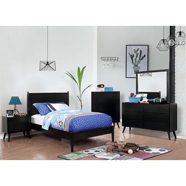 LENNART II Black Chest - Rebatta Home Store