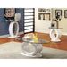 LODIA III White Coffee Table, White - Rebatta Home Store