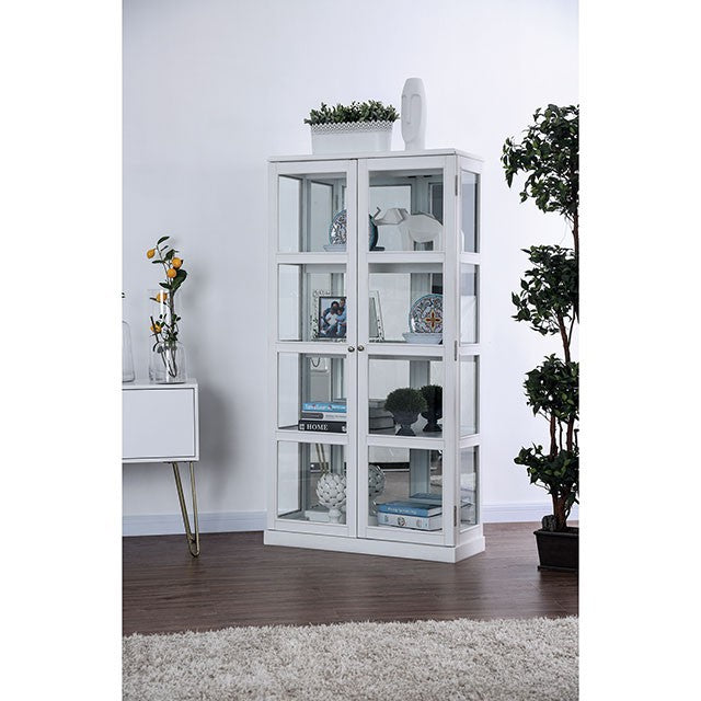 Vilas White Curio Cabinet