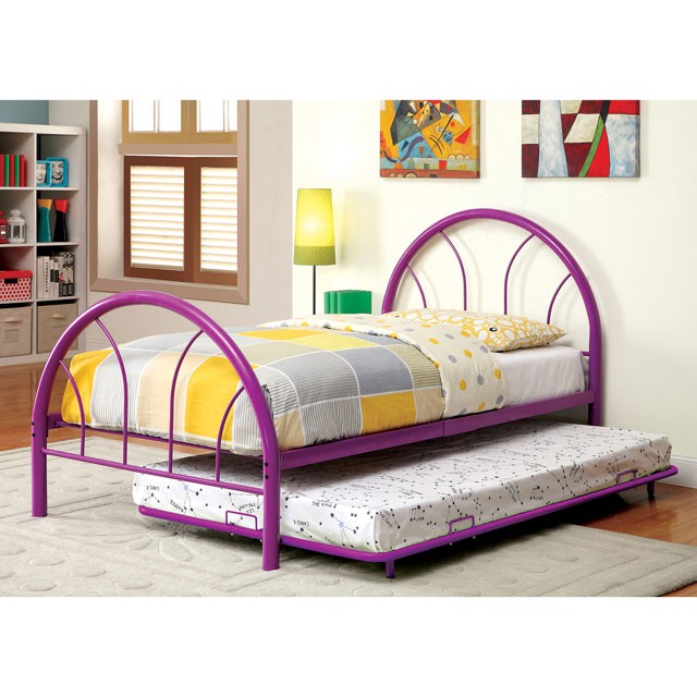 Rainbow Full Bed Black, White, Silver, Black, & Green
