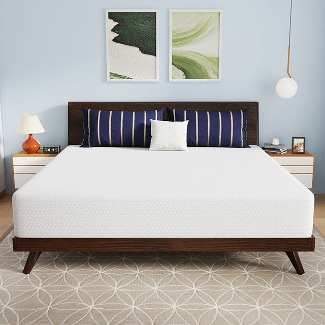 Nasturtium 12" E.King Bamboo Charcoal Infused Memory Foam