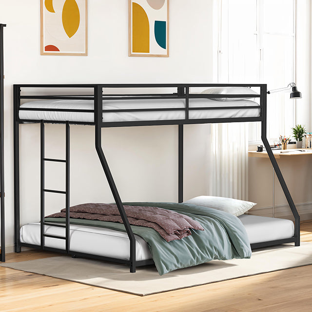 Rothwell Metal Bunk Bed Twin/ Full - Rebatta Home Store