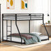 Rothwell Metal Bunk Bed Twin/ Full - Rebatta Home Store