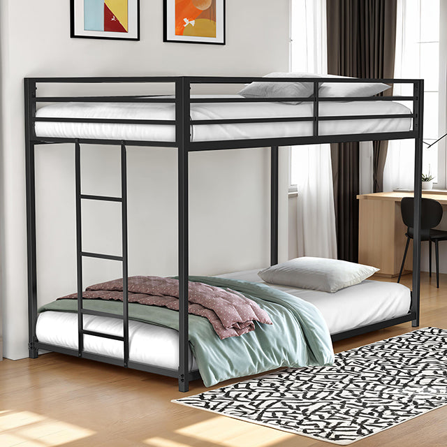 Rothwell Metal Bunk Bed Twin/ Full - Rebatta Home Store