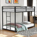 Rothwell Metal Bunk Bed Twin/ Full - Rebatta Home Store