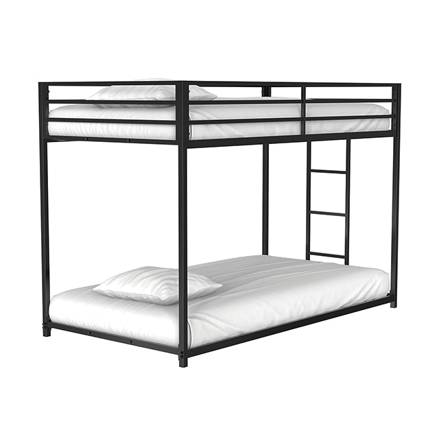 Rothwell Metal Bunk Bed Twin/ Full - Rebatta Home Store