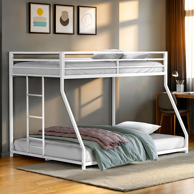 Rothwell Metal Bunk Bed Twin/ Full - Rebatta Home Store