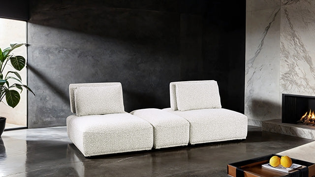 Stavanger 2-Seater w/ Rect Ottoman - Rebatta Home Store